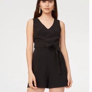 Club Monaco Madria Romper in Black, Size 2